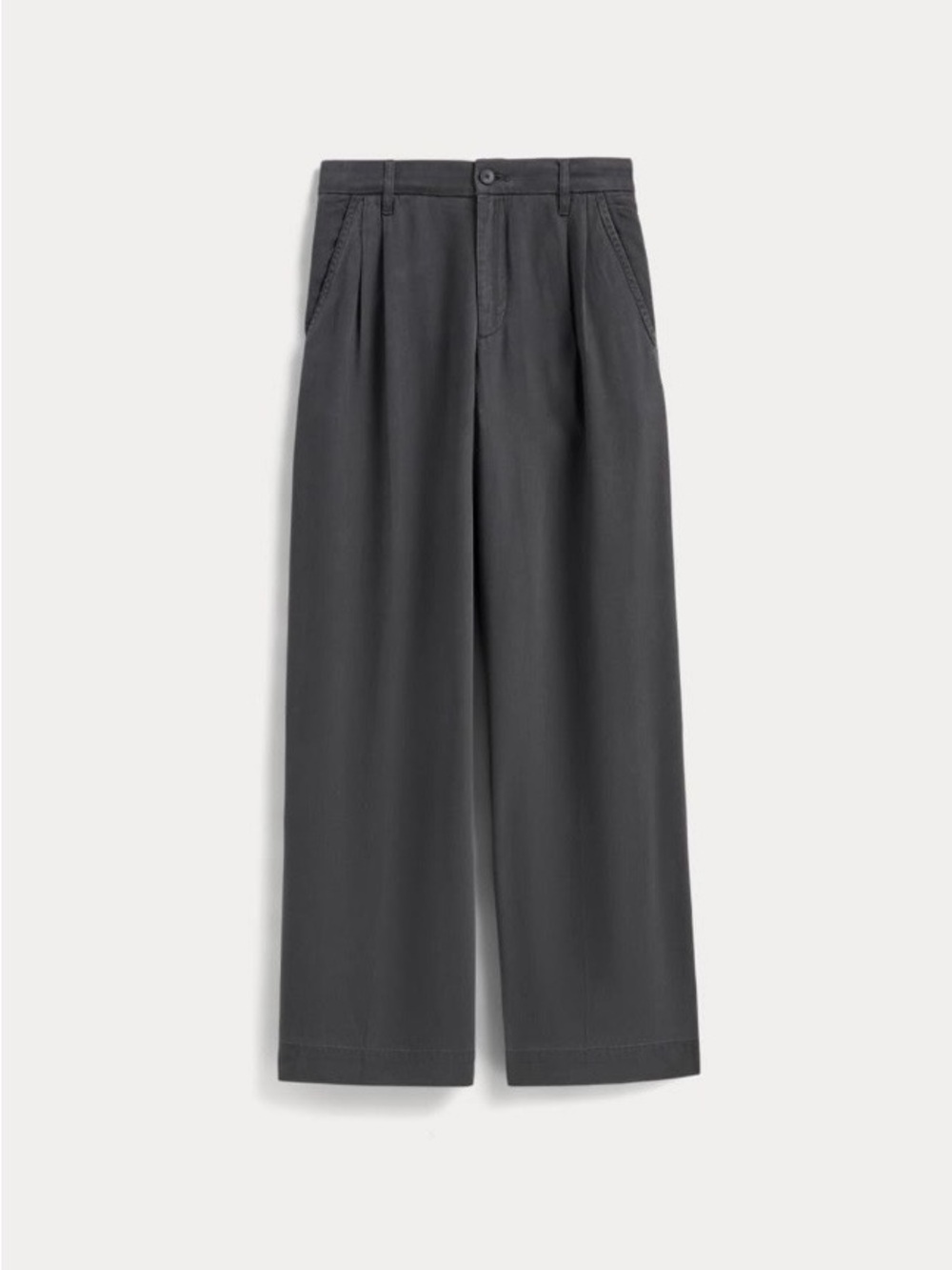 Everlane Women's Trouser in Buttersoft in Graphite, Size 4